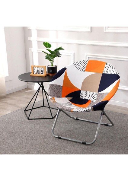 F Fityle Yuvarlak Daire Sandalye Slipcover, Yüksek Streç Çıkarılabilir Yıkanabilir Sandalye Koltuk Koruyucu Kapak Ev Partileri Otel Düğün Töreni - G (Yurt Dışından) modelleri