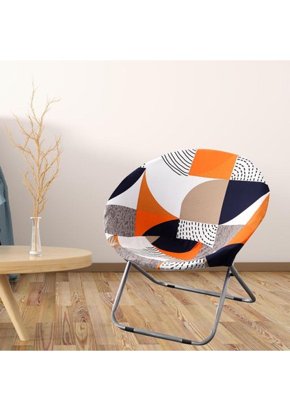 F Fityle Yuvarlak Daire Sandalye Slipcover, Yüksek Streç Çıkarılabilir Yıkanabilir Sandalye Koltuk Koruyucu Kapak Ev Partileri Otel Düğün Töreni - G (Yurt Dışından) fırsatları