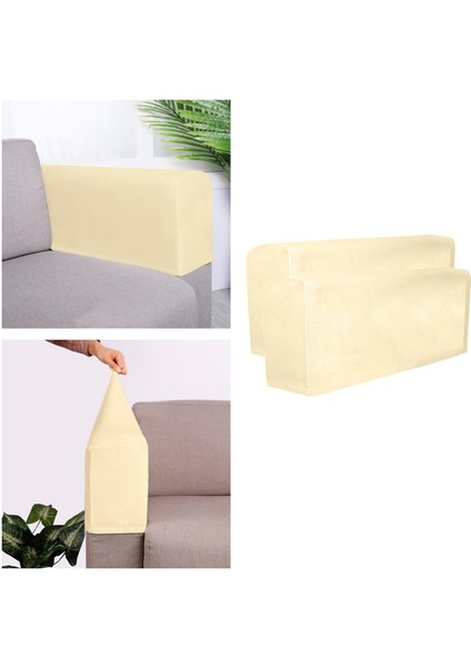 F Fityle 2 Adet Kanepe Kolçak Kapak Kalınlaşmış Streç Kanepe Kol Koruyucu Çıkarılabilir Donanma (Yurt Dışından) modelleri