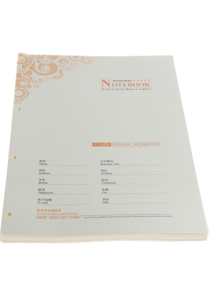 A4 Dolum Doldurulabilir Sayfalar Binder Planlayıcısı Organizatör Dizüstü Eklemek Için X80 modelleri