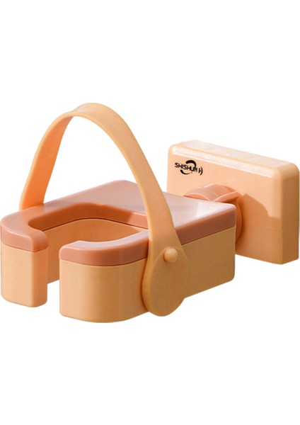 Saç Kurutma Makinesi Raf Taşınabilir Punch-Free Bere Kurutma Depolama Banyo Sarı Için