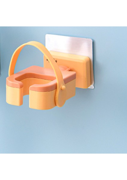 Saç Kurutma Makinesi Raf Taşınabilir Punch-Free Bere Kurutma Depolama Banyo Sarı Için modelleri