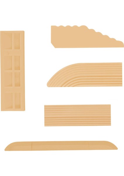 4 Parça Vakumlu Threshold Bars Robot Elektrikli Süpürge Bej Sarı Için Değiştirme