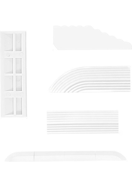 4 Parça Vakumlu Threshold Bars Robot Elektrikli Süpürge Beyaz Için Değiştirme