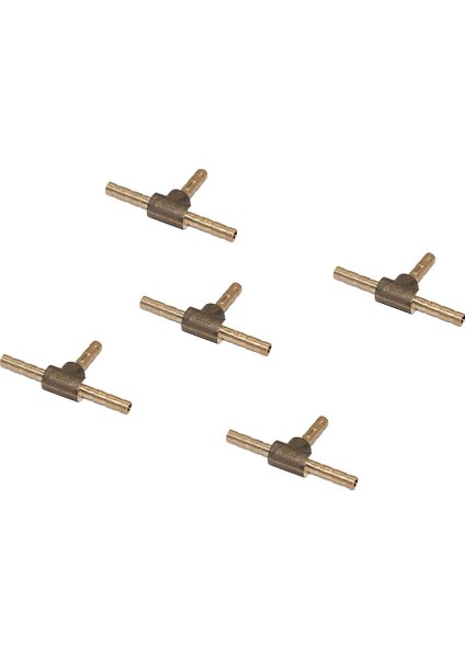 F Fityle 5x Pirinç Dikenli T Parça 3-Yollu Silikon Hava Su Yakıt Hortumu Eklem Adaptörü 4mm (Yurt Dışından) fiyatları