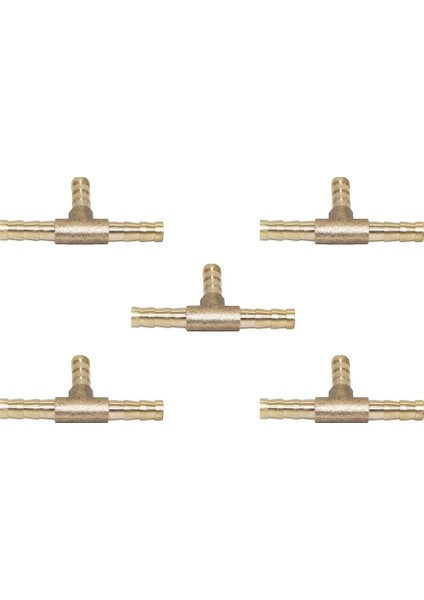 F Fityle 5x Pirinç T Tipi Marangoz Yakıt Hortumu Marangoz Tee Bağlayıcı Hava Su Gazı 6mm (Yurt Dışından) fiyatları