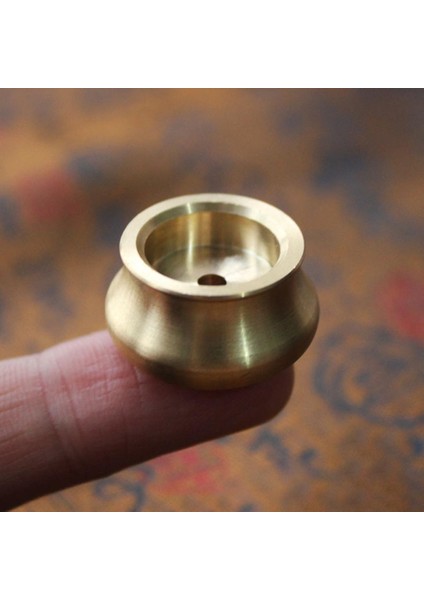 F Fityle Dayanıklı Pirinç Tütsü Koni Burner Plaka Kule Censer Tutucu Ev Ofis Için (Yurt Dışından) fırsatları