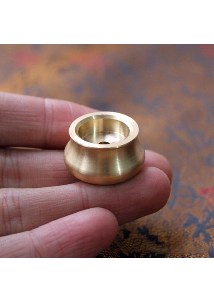 F Fityle Dayanıklı Pirinç Tütsü Koni Burner Plaka Kule Censer Tutucu Ev Ofis Için (Yurt Dışından) indirimleri