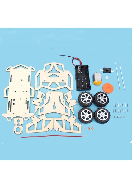 F Fityle Dıy Elektrikli Motor Çocuklar Eğitici Oyuncak Robotik Model Bilim Oyuncaklar - Araba (Yurt Dışından)