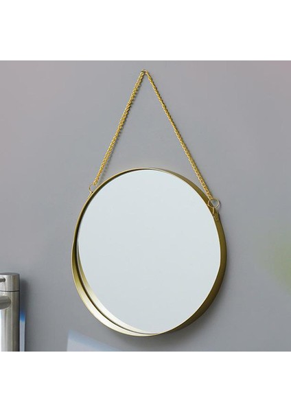 F Fityle Duvar Asılı Ayna ile Zincir Yatak Odası Altın Çerçeve Ev Banyo Dekor M (Yurt Dışından) indirimleri