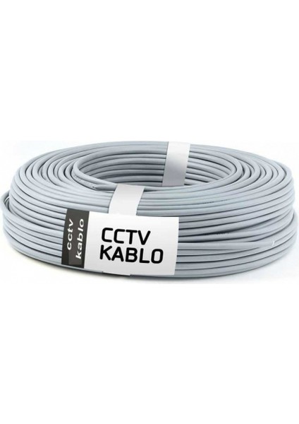 Camlook 1+2 2X0,5 MM 100 Metre Cctv Kablo