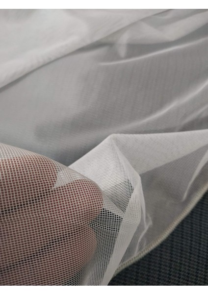 Tül Perde Düz Dökümlü Modern Tül Perde -Açık Gri fiyatları