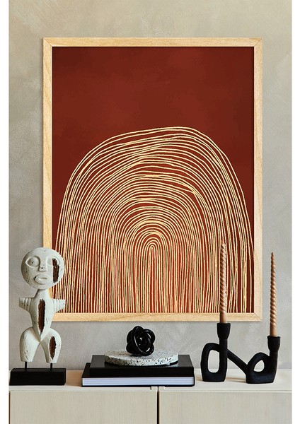 Çerçeveli Tablo Çerçeveler Dekorasyon Ev Dekoru Konsept Tekli Ahşap Çerçeve