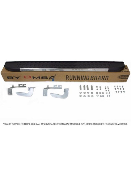 Hyundai Bayon Nevada Yan Basamak Krom 2021 ve Sonrası modelleri