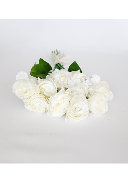 Yapay Çiçek 10 Lu Gül Demeti