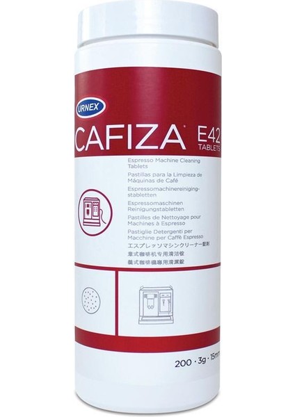 Cafiza E42 200'LÜ Espresso Kahve Makinesi Temizleme 3 G Tabletleri