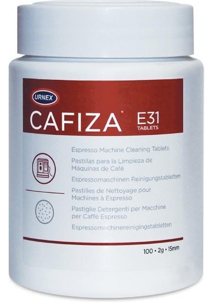 Cafiza E31 100'LÜ Espresso Kahve Makinesi Temizleme 2 G Tabletleri