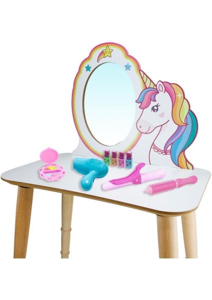 Ahşap Çocuk Makyaj Masası - T3003