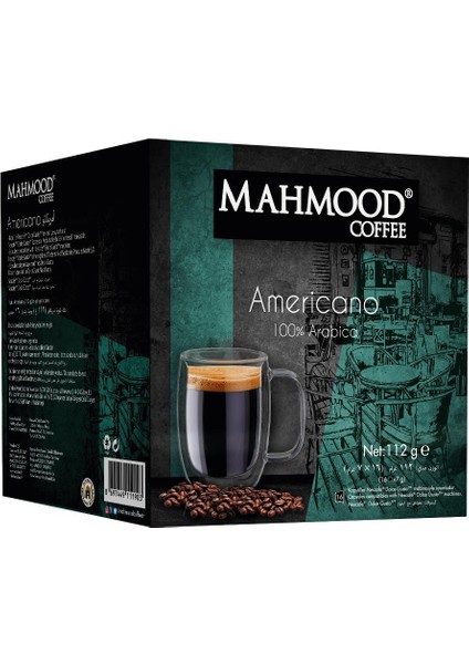 Mahmood Coffee Dolce Gusto Americano Kapsül Kahve 16 Adet x 7 Gr