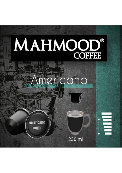 Mahmood Coffee Dolce Gusto Americano Kapsül Kahve 16 Adet x 7 Gr