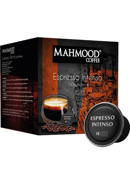 Mahmood Coffee Dolce Gusto  Espresso Kapsül Kahve 16 Adet x 7 Gr