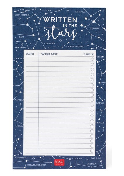 Lg Notepad Stars