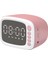Masaüstü Kablosuz Dijital Çalar Saat Taşınabilir Bluetooth Hoparlör Fm Radyo Pembe (Yurt Dışından) 1