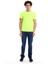 Erkek Basic T-Shirt Tres Sarı 5