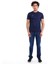 Erkek Basic T-Shirt Tres Lacivert 5