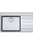 Inox Mythos Myx 211-86 Tek Gözlü Sağ Damlalıklı Eviye (127.0638.908) 1