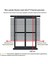 LZR1045 Çift Mekanizmalı Lazer Kesim Tül ve Stor Perde Sütlü Kahverengi 110 x 200 cm. 4