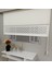 LZR1045 Çift Mekanizmalı Lazer Kesim Tül ve Stor Perde Beyaz 110 x 200 Cm. 1