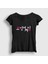 Kadın Siyah Korean Logo Squid Game T-Shirt 1