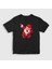 Unisex Çocuk Siyah Dabbing Noel Baba Santa Claus Yılbaşı T-Shirt 1
