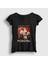 Kadın Siyah Robots Cccp Sovyetler Birliği T-Shirt 1