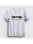 Unisex Beyaz Logo V5 Thrasher T-Shirt 1