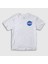Unisex Çocuk Beyaz Logo Nasa Space Uzay T-Shirt 1