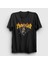 Unisex Siyah Skull Thrasher T-Shirt 1