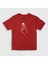 Unisex Çocuk Kırmızı Finger Heart Bts T-Shirt 1