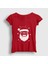 Kadın Kırmızı Noel Baba Santa Claus Yılbaşı T-Shirt 1