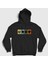 Siyah Chars Anime Avatar The Last Airbender Kapüşonlu Sweatshirt 1