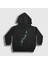 Unisex Çocuk Siyah To The Moon Bitcoin Kapüşonlu Sweatshirt 1