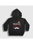 Unisex Çocuk Siyah Mustache Merry Christmas Yılbaşı Kapüşonlu Sweatshirt 1