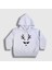 Unisex Çocuk Beyaz Female Deer Yılbaşı Kapüşonlu Sweatshirt 1