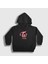 Unisex Çocuk Siyah Logo V3 K-Pop Twice Kapüşonlu Sweatshirt 1