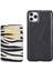 Uj-Det-Cc Deri Telefon Kılıfı iPhone 11 Pro Max Rst1/zebra 5