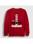 Unisex Kırmızı Kostüm Noel Baba Santa Claus Yılbaşı Sweatshirt 1