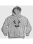 Unisex Gri Female Deer Yılbaşı Kapüşonlu Sweatshirt 1