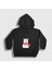 Unisex Çocuk Siyah Polar Bear Kutup Ayısı Yılbaşı Kapüşonlu Sweatshirt 1