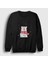 Unisex Siyah Polar Bear Kutup Ayısı Yılbaşı Sweatshirt 1